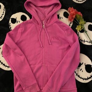 PINK Victoria's Secret Fuchsia Kids Zip-Up Hoodie